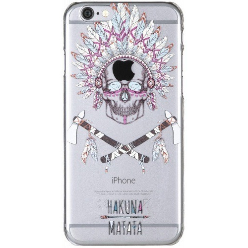 

Накладка пластиковая Deppa Art Case iPhone 6/6S Hakuna Matata Череп