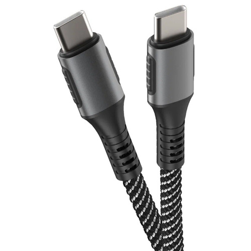 USB кабель OLMIO PD Type-C - Type-C 1.2m Black фото 