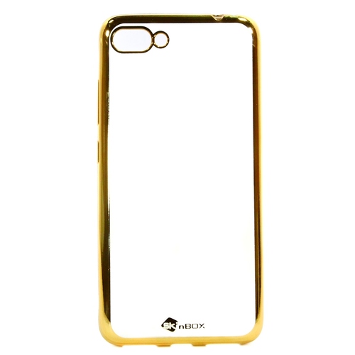 

Накладка силиконовая skinBox chrome Asus ZenFone 4 Max (ZC554KL) Gold