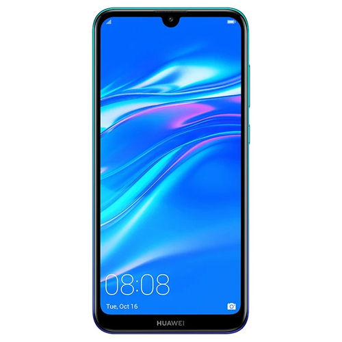 Телефон Huawei Y7 64Gb Ram 4Gb 2019 Aurora Blue фото 