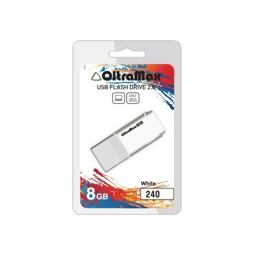USB флешка OltraMax 240 (8Gb) White фото 