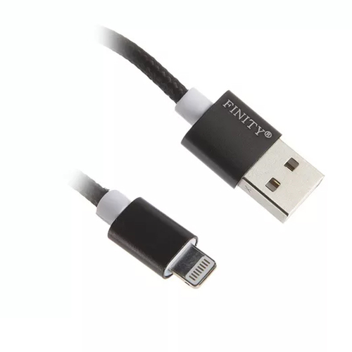 USB кабель Finity Ful-03 8-pin 1m Black фото 