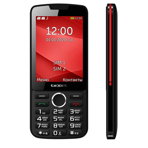 Телефон Texet TM-308 Black фото 