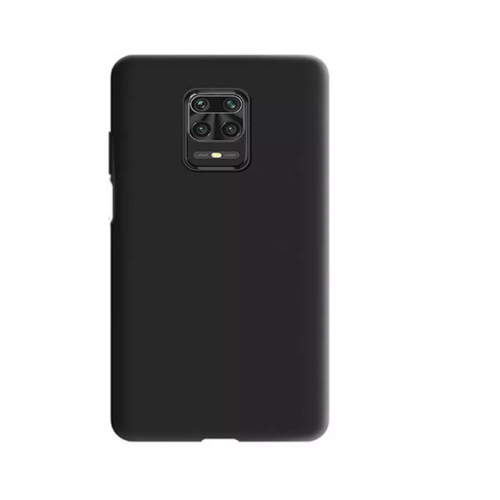 Накладка силиконовая BoraSCO Microfiber Case Xiaomi Redmi Note 9 Pro/9S Black фото 