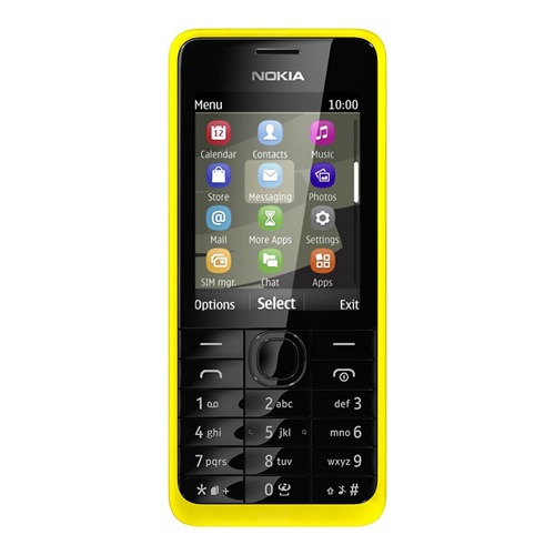 Телефон Nokia 301 Dual Sim Yellow фото 