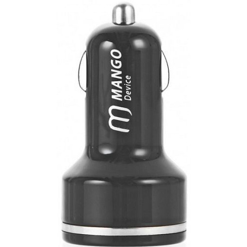 Автомобильное зарядное устройство Mango 2USB 5V 2.4A Quick Charge MD-CC-024 Black фото 