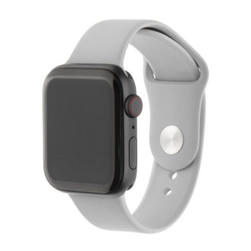 Чехол InterStep Sport для Apple Watch 44 mm Silicone Case Silver фото 
