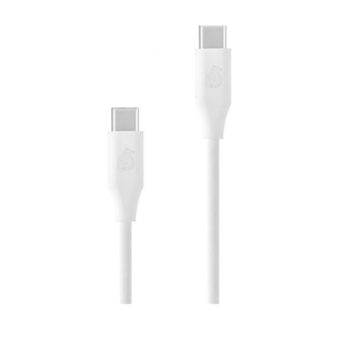 USB кабель uBear Life USB-C/USB-C 60W 1.2м White фото 