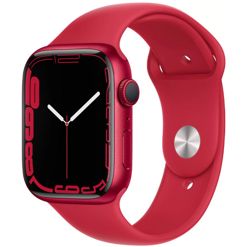 Умные часы Apple Watch Series 7 41mm А2473 Aluminum Case with Sport Band Red фото 