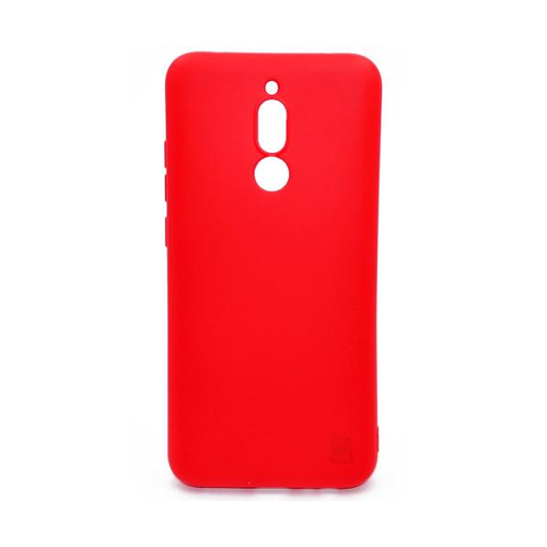 Накладка силиконовая BoraSCO Microfiber Case Xiaomi Redmi 8 Red фото 