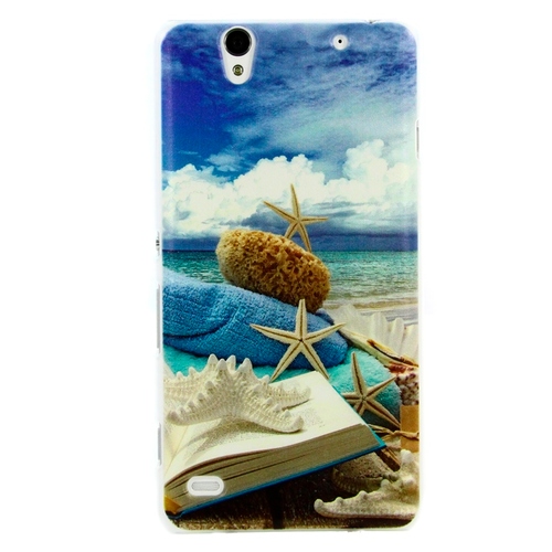 

Накладка пластиковая Goodcase Sony Xperia С4 Воспоминания о море