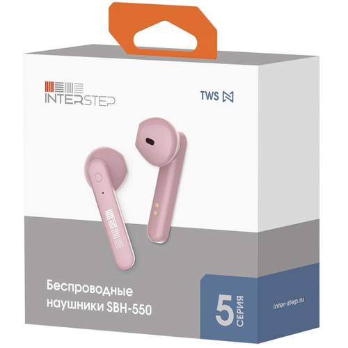 Bluetooth стереогарнитура InterStep SBH-550 Pink фото 
