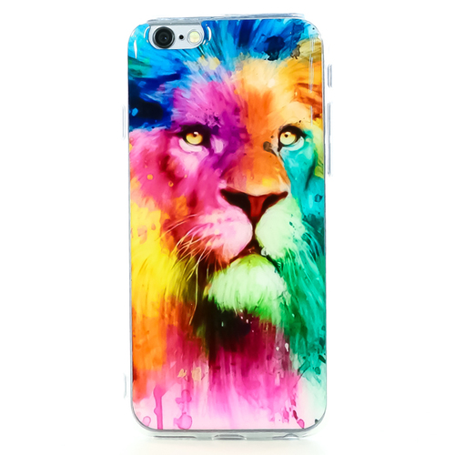 

Накладка силиконовая IceTwice iPhone 6/6S Лев цветной №1207