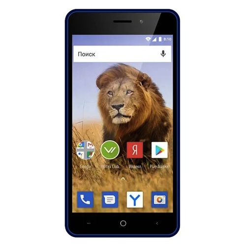 Телефон Vertex Impress Lion 3G Dual Cam Dark Blue фото 