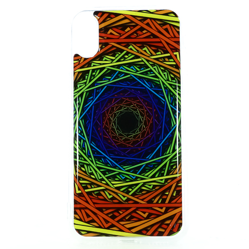 

Накладка силиконовая IceTwice iPhone X Воронка цветная №1210