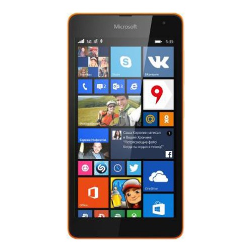 Телефон Microsoft 535 Lumia Dual Orange фото 
