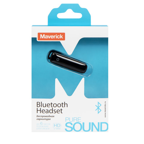 Bluetooth моногарнитура Maverick BT01 Black фото 