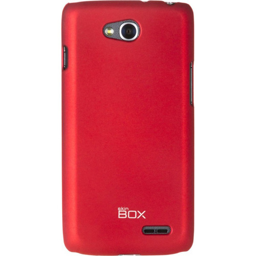 

Накладка пластиковая skinBox LG L90 Dual 4People Red
