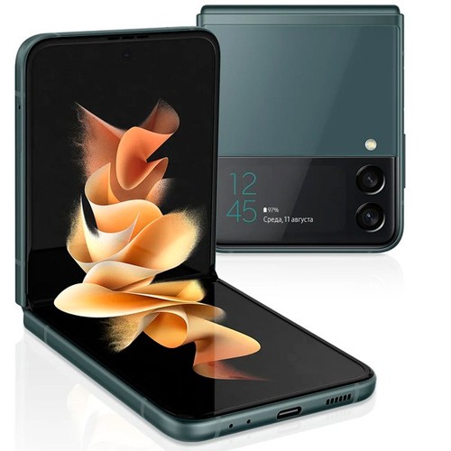 Телефон Samsung F711B Galaxy Z Flip3 256Gb Green Emerald фото 