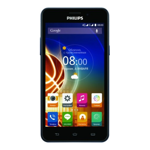 Телефон Philips V526 LTE Navi Blue фото 