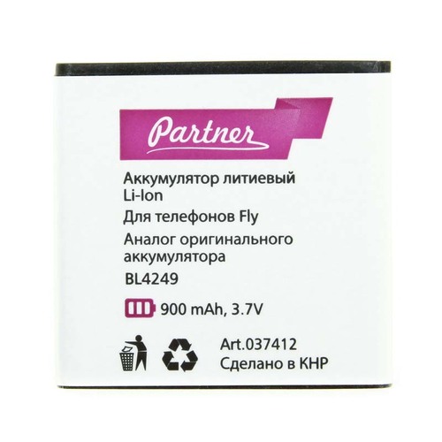 

Аккумулятор для FLY E157 (BL4249), Partner, 900mah