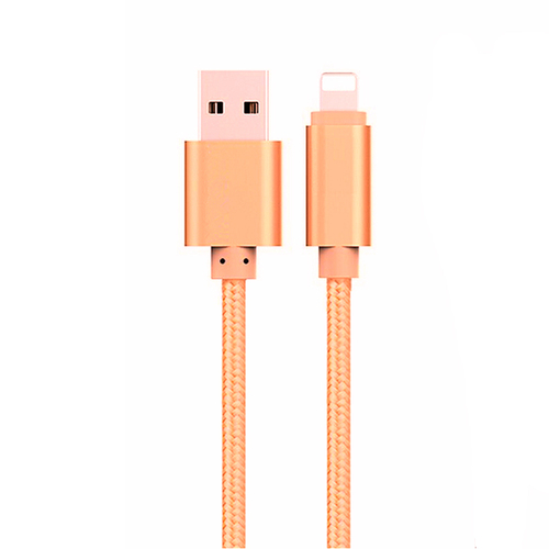 USB кабель uBear iPhone5/iPad mini 8pin Lightning Rose Gold фото 
