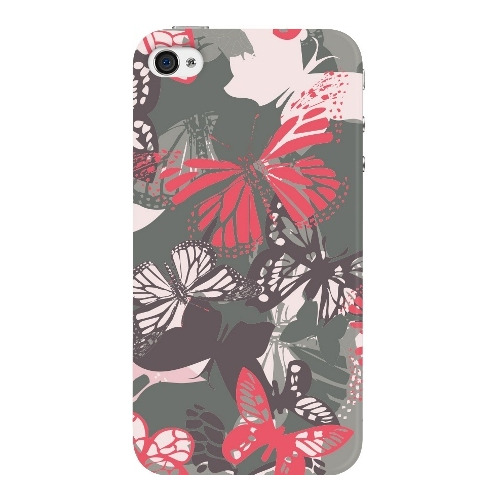 

Накладка пластиковая Deppa Art Case iPhone 4/4S Military Бабочки 1