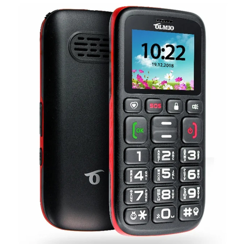 Телефон Olmio C17 Black Red фото 