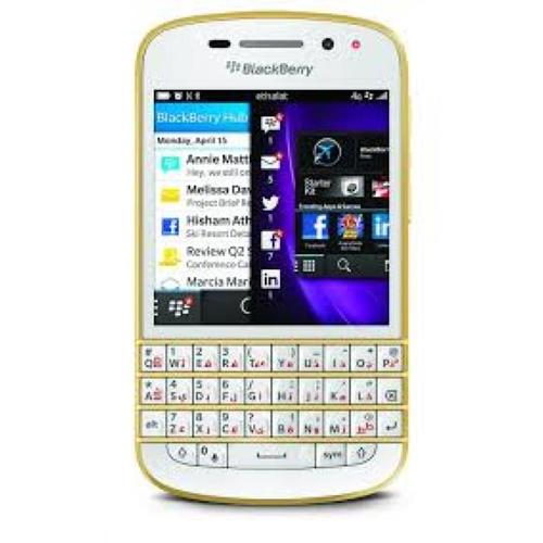 Телефон BlackBerry Q10, White Gold фото 