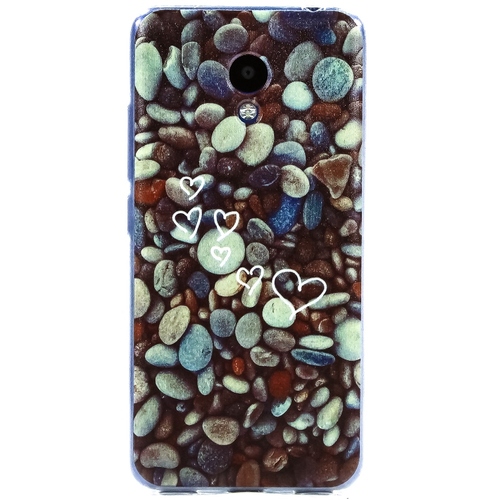Накладка силиконовая Goodcase Meizu M5C Камни фото 