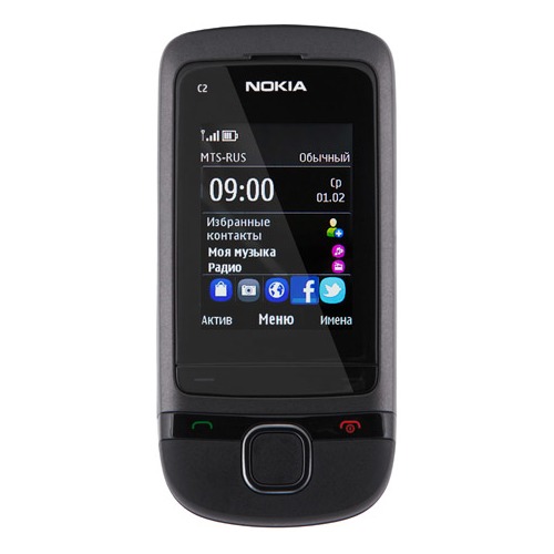 Телефон Nokia C2-05 Dark Grey фото 