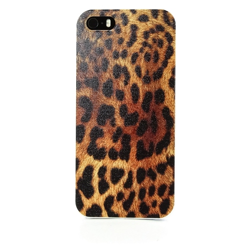 Накладка пластиковая QRCase iPhone 5/5S Леопард N177B фото 