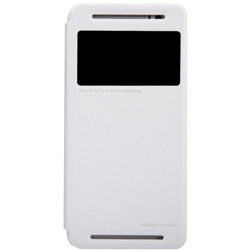 Чехол - книжка NILLKIN Sparkle Leather case HTC One (E8) White фото 