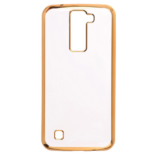 

Накладка силиконовая skinBox chrome LG K8 (2017) Gold