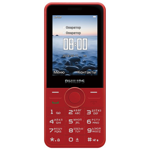 Телефон Philips E168 Xenium Red фото 