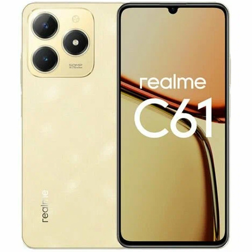 Телефон Realme RMX3930 C61 256Gb Ram 8Gb Sparkle Gold фото 
