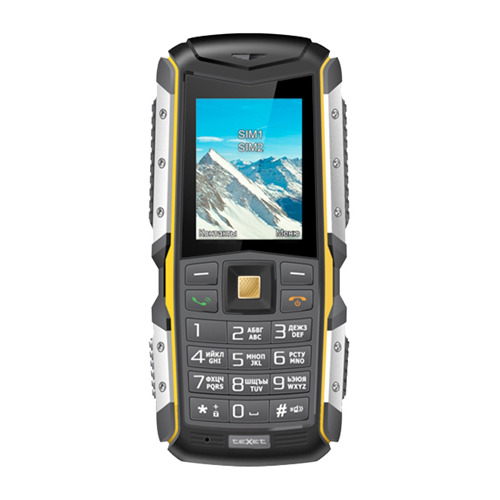 

Телефон Texet TM-512R Black Yellow