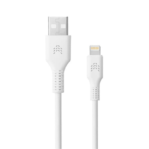 USB кабель Rocket Flex оплетка ТРЕ 8pin Lightning 1м White (RDC507WH01FL-AL) фото 
