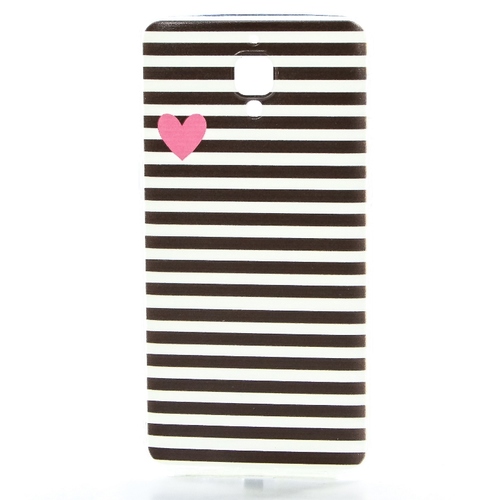 

Накладка силиконовая Goodcase OnePlus 3t Сердце в полосках