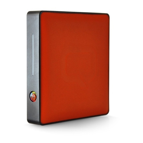 Внешний аккумулятор Qumo PowerAid Real Leather 7000 mAh Orange фото 