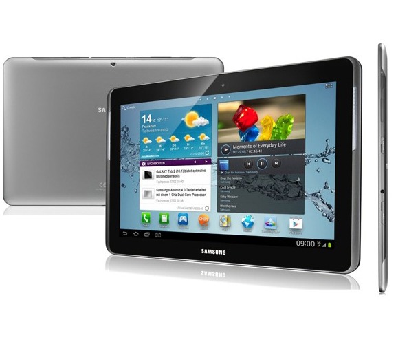 Планшет Samsung P5100 Galaxy Tab 2 (TI OMAP4430/10.1"/1Gb/16Gb) Titanium Silver фото 