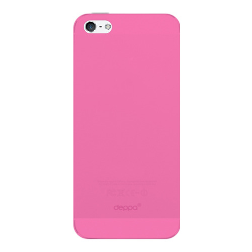 Накладка пластиковая Deppa Sky Case iPhone 5/5S/SE 0.33mm Pink фото 