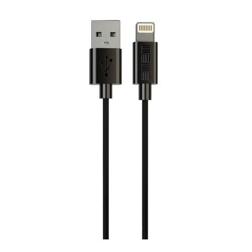 

USB кабель InterStep iPhone5/iPad mini MFI (чип Apple) Black