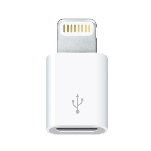 Адаптер Apple MD820ZM/A Lightning 8-pin - micro USB White фото 