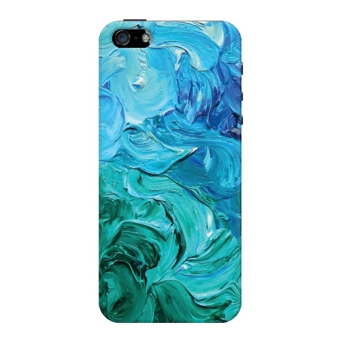 

Накладка пластиковая Deppa Art Case iPhone 5/5S/SE Art Волны