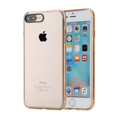 Накладка пластиковая Rock iPhone 7 Plus Pure Series Trans-Gold фото 