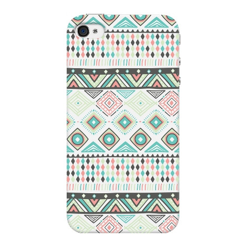 

Накладка пластиковая Deppa Art Case iPhone 4/4S Pattern Белый