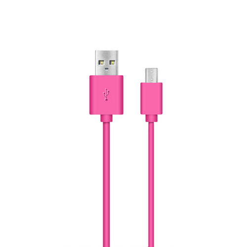 USB кабель Nobby DT-005 microUSB 1м Pink фото 