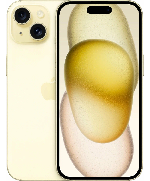 Телефон Apple iPhone 15 512Gb (Dual SIM) Yellow фото 