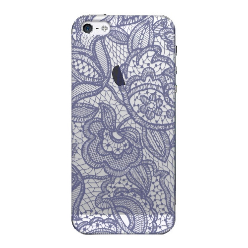 

Накладка пластиковая Deppa Art Case iPhone 5/5S Boho Кружево тёмное